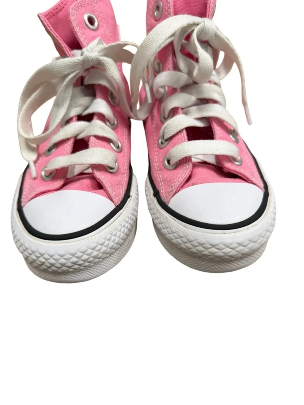 Converse Chuck Taylor All Star High Top Pink Canvas Sneakers Size 2